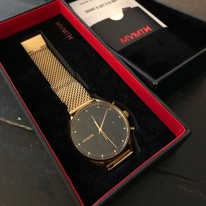 Men’s MVMT gold Voyager Eclipse watch